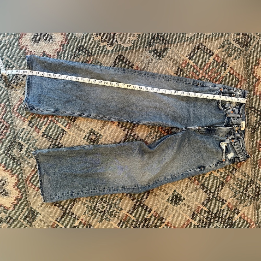 Citizen of Humanity Classic Blue Wide-Leg Jeans - size 23 - Picture 6 of 11